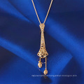 41443-Xuping beautiful women gold sweater necklace online China shop